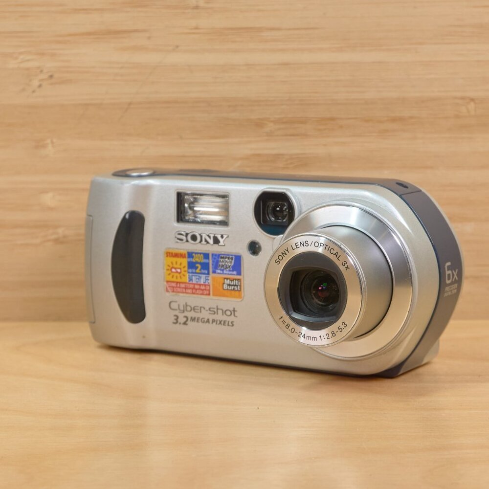 Sony Cyber-shot DSC-P71 3.2MP Digital Camera, 3X Optical Zoom, Made in Japan